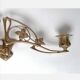 Pleyel art nouveau bronze candle holder