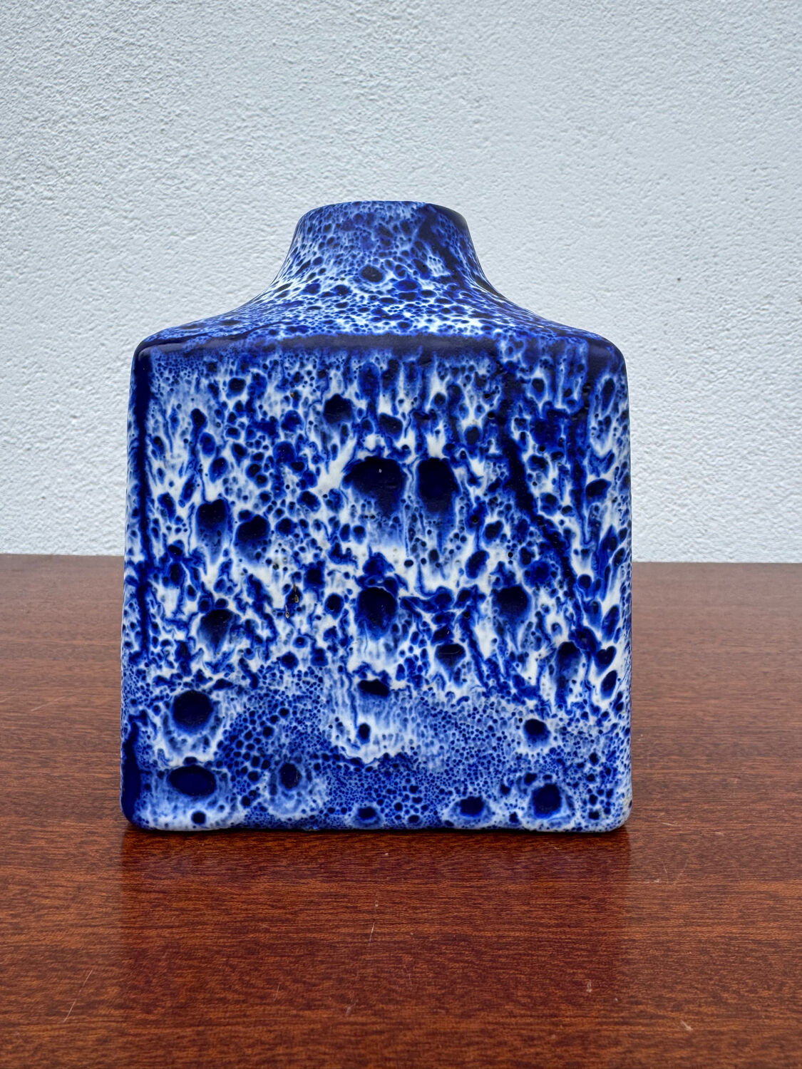 Vase carré ES Keramik, années 70