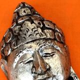 Hanging mask Carved wood Indonesia (Bali) Buddha face