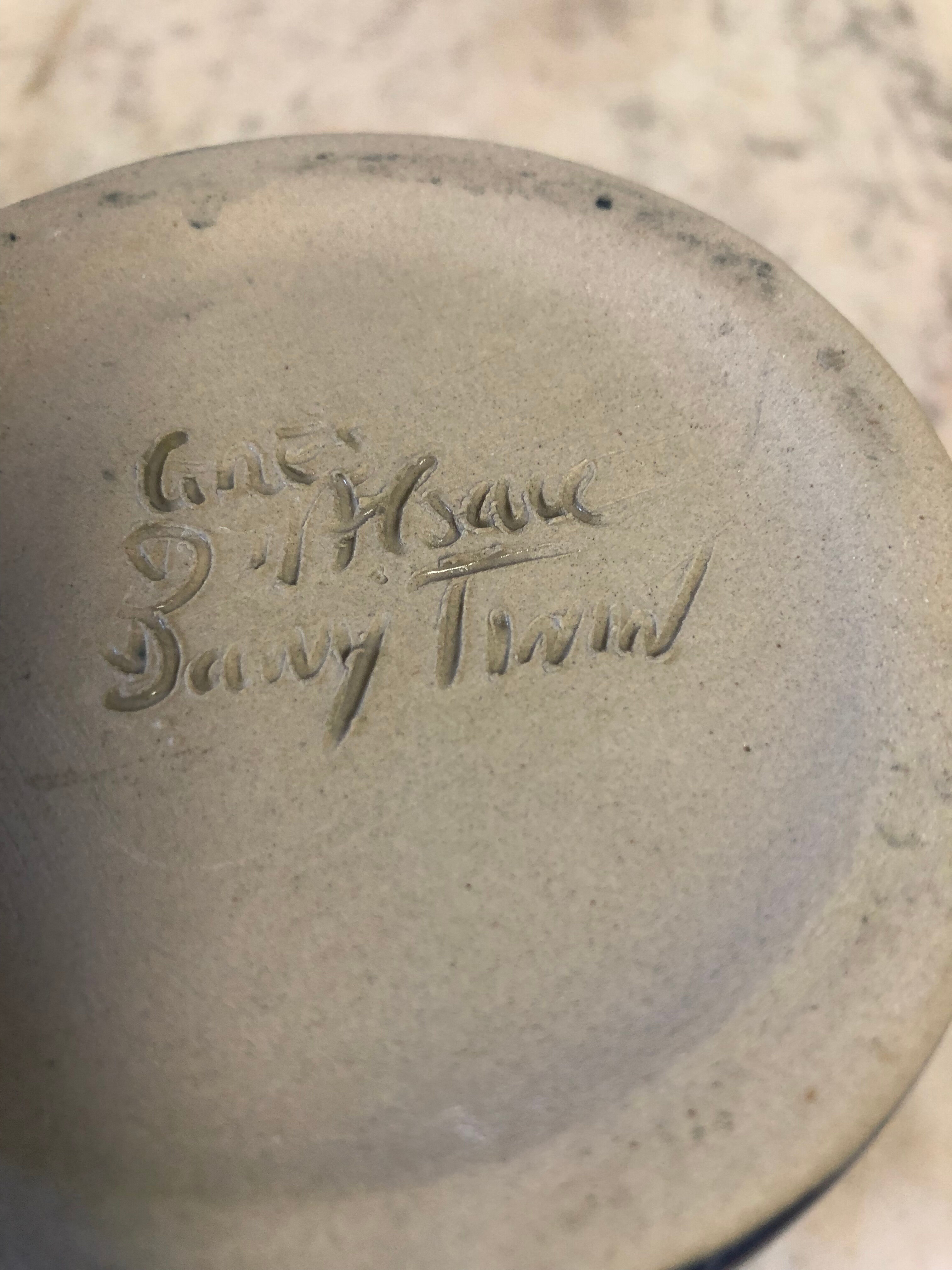 Blue Alsace sandstone mug