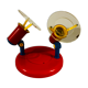 Brilliant Red & Blue Vintage Ceiling Light 1980s Germany