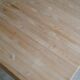 Square coffee table in solid pine with solid legs by Rainer Daumiller, mid-20th century brutalist style.