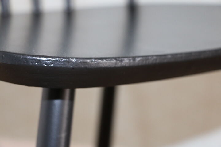 Black Scandinavian chair