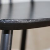 Black Scandinavian chair