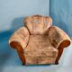 Pair of club deco armchairs