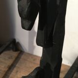 Paire de landiers en fer forgé