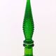 Italian carafe Empoli green with diamond point relief