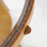 1960s Karel Kozelka & Antonin Kropacek Oak & Glass Coffee Table for Interier Prah