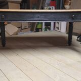 Louis Philippe notary office in oak, 1900 period - 1m49