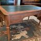 Late nineteenth century desk with retractable side shelves Louis XVI style