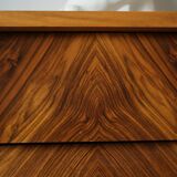 Vintage 50's walnut chest of drawers