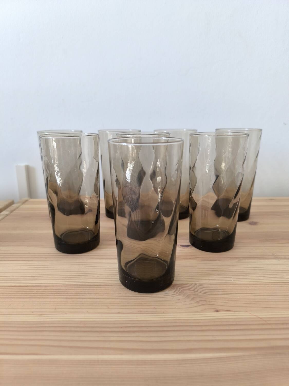 Set de 8 verres à sirop duralex 1970