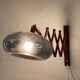 Scandinavian “scissors” wall lamp in teak from the 50s and 60s