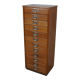 Small Dutch Beech Apothecary Cabinet, 1950s