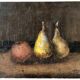 Still life painting with fruits by Jacques Voyet (1926-2010)