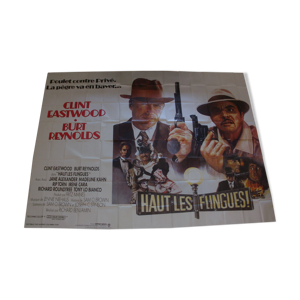Affiche cinéma 4x3m Haut les flingues