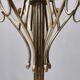 Brass and Glass Revolving Coat Rack, Italy
