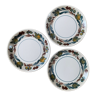 Set of 3 dessert plates M.B.F.A. Pornic