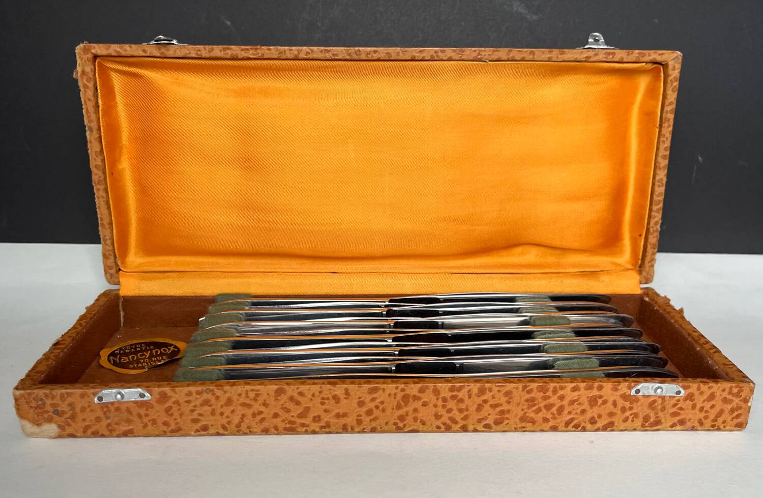 12 stainless steel knives