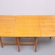 Eero Aarnio Solid Pine wood drop leaf dining table Laukaan Puu 1970s