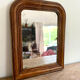 Antique Louis Philippe mirror with wooden plate