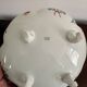 Old Tripod Pocket Bowl Limoges Floral Butterfly Decor Porcelain