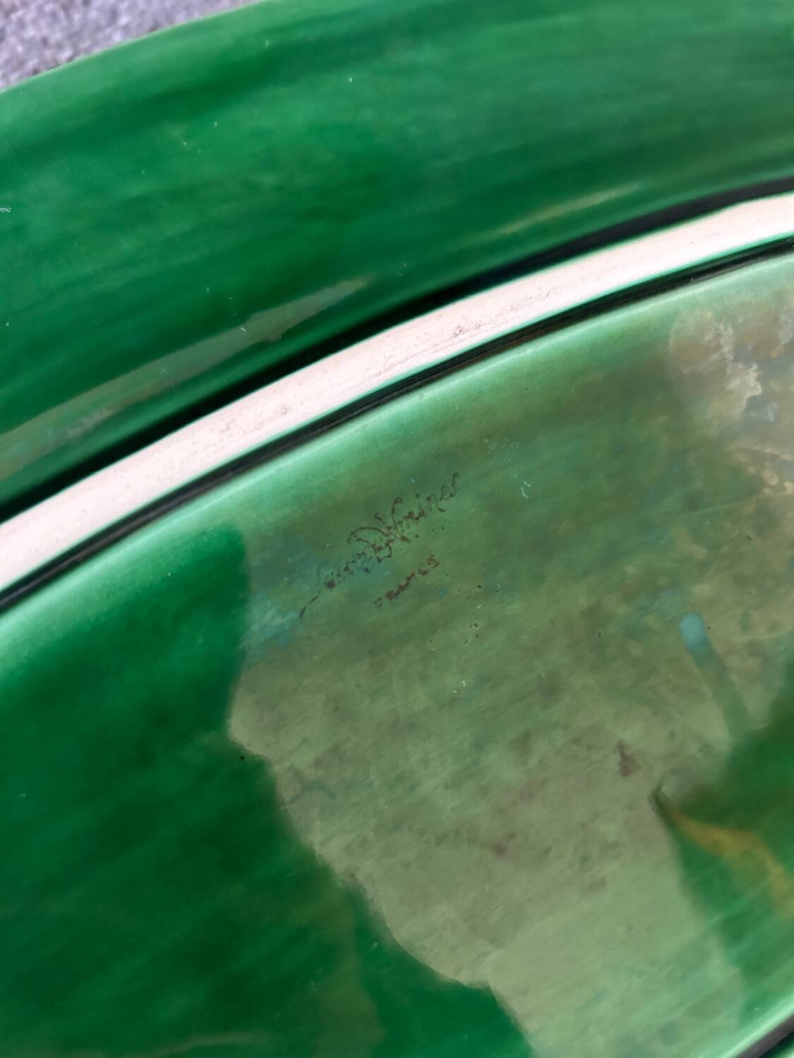 Serving dish Sarreguemines fish