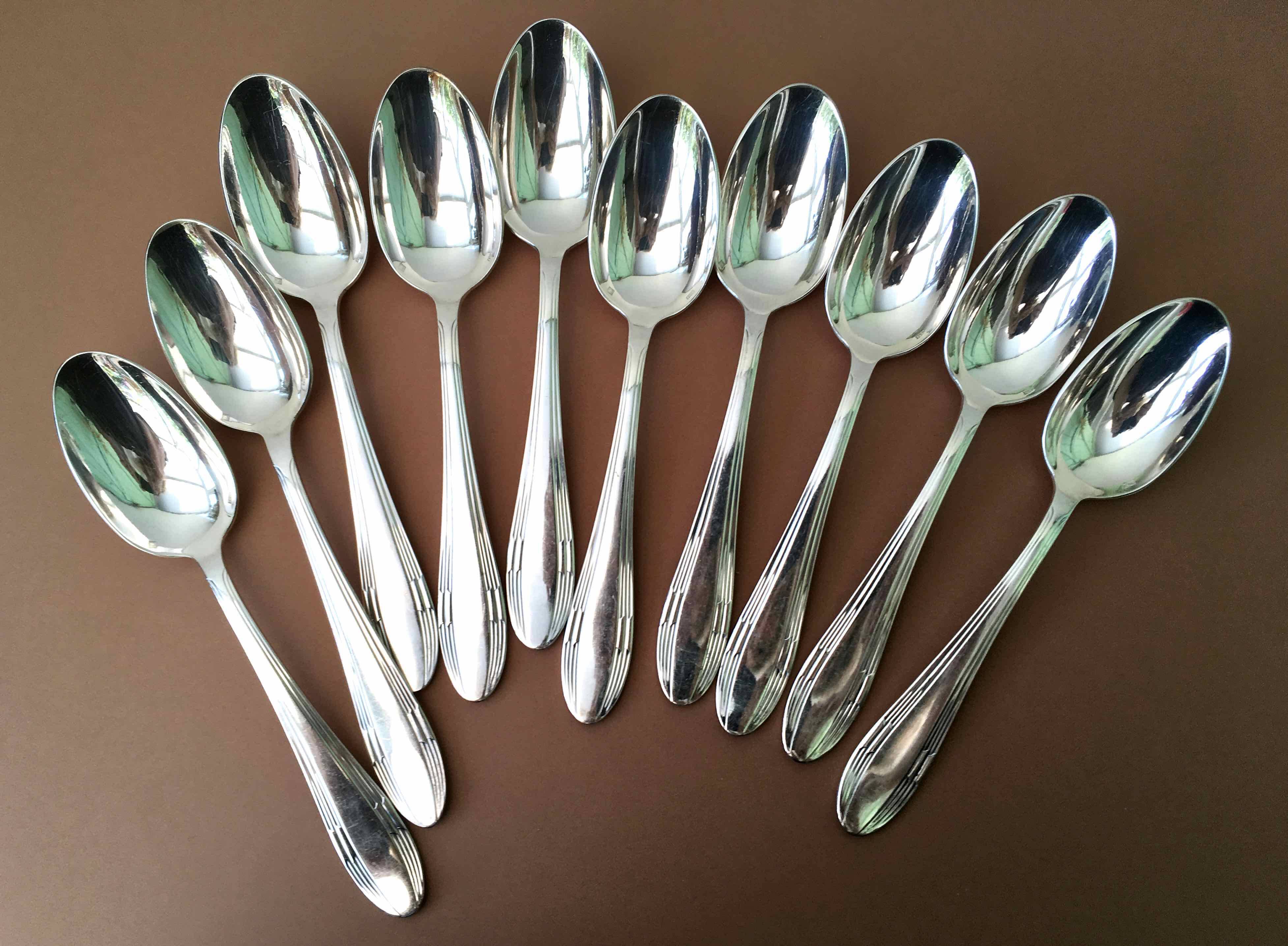 Cutlery set 37 place settings Goldsmith ATD silver metal