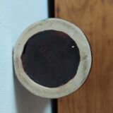 Painted vintage Vallauris ceramic vase