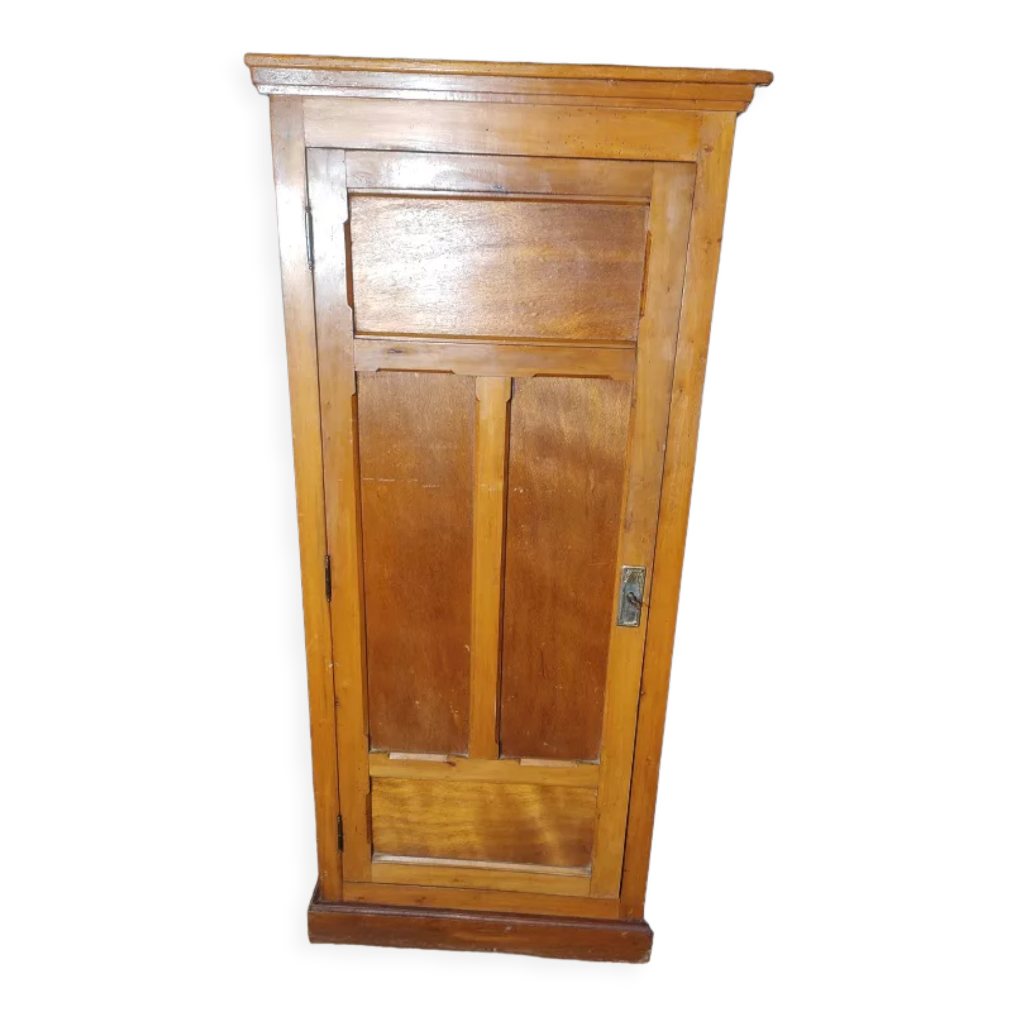 Parisian cabinet cabinet solid wood triple drawers inlaid Patinated