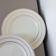 4 dessert plates in porcelain from St Amand 191105