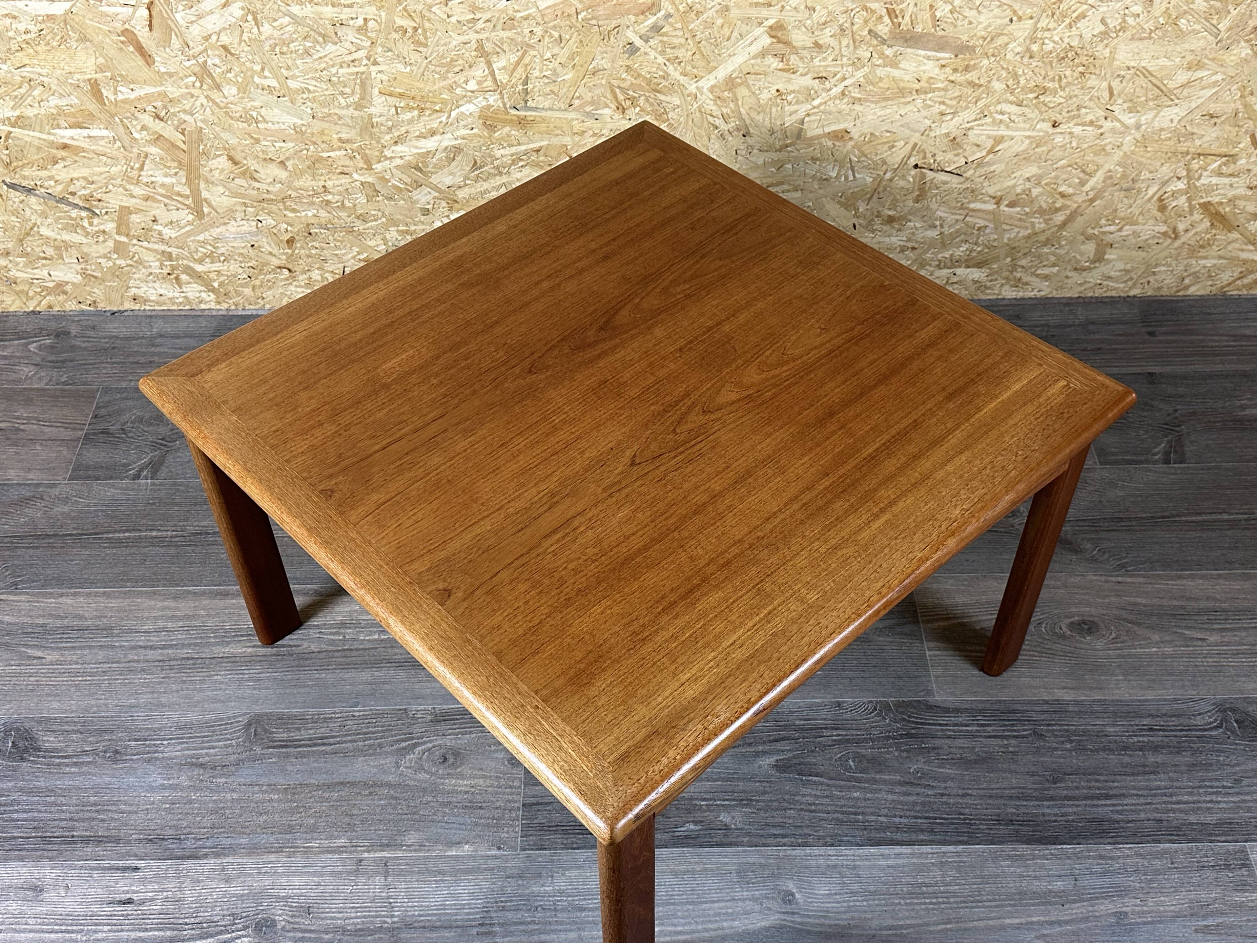 1960s/70s teak coffee table and side table by Glostrup Møbelfabrik Denmark