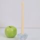 Vintage Isblomst Glass Candlestick by Sidse Werner for Holmegaard, 1970s