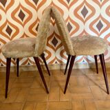 Pair of chairs moumoutes 60s