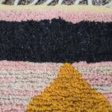 Berber wool rug, size 100 x 200 cm
