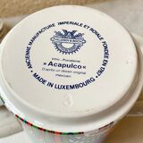 Coffee maker and ceramic coffee cup Villeroy and Boch Acapulco vintage 70s