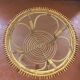 1960s rattan round table