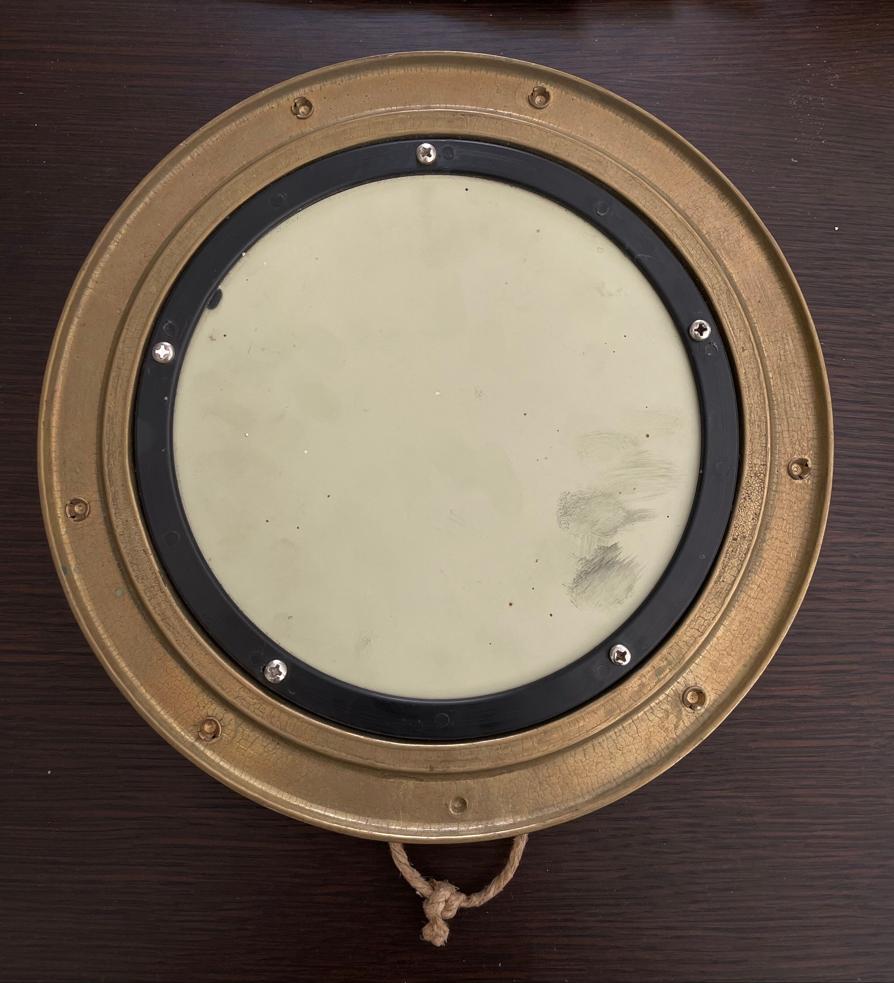Old porthole mirror from the 50s
