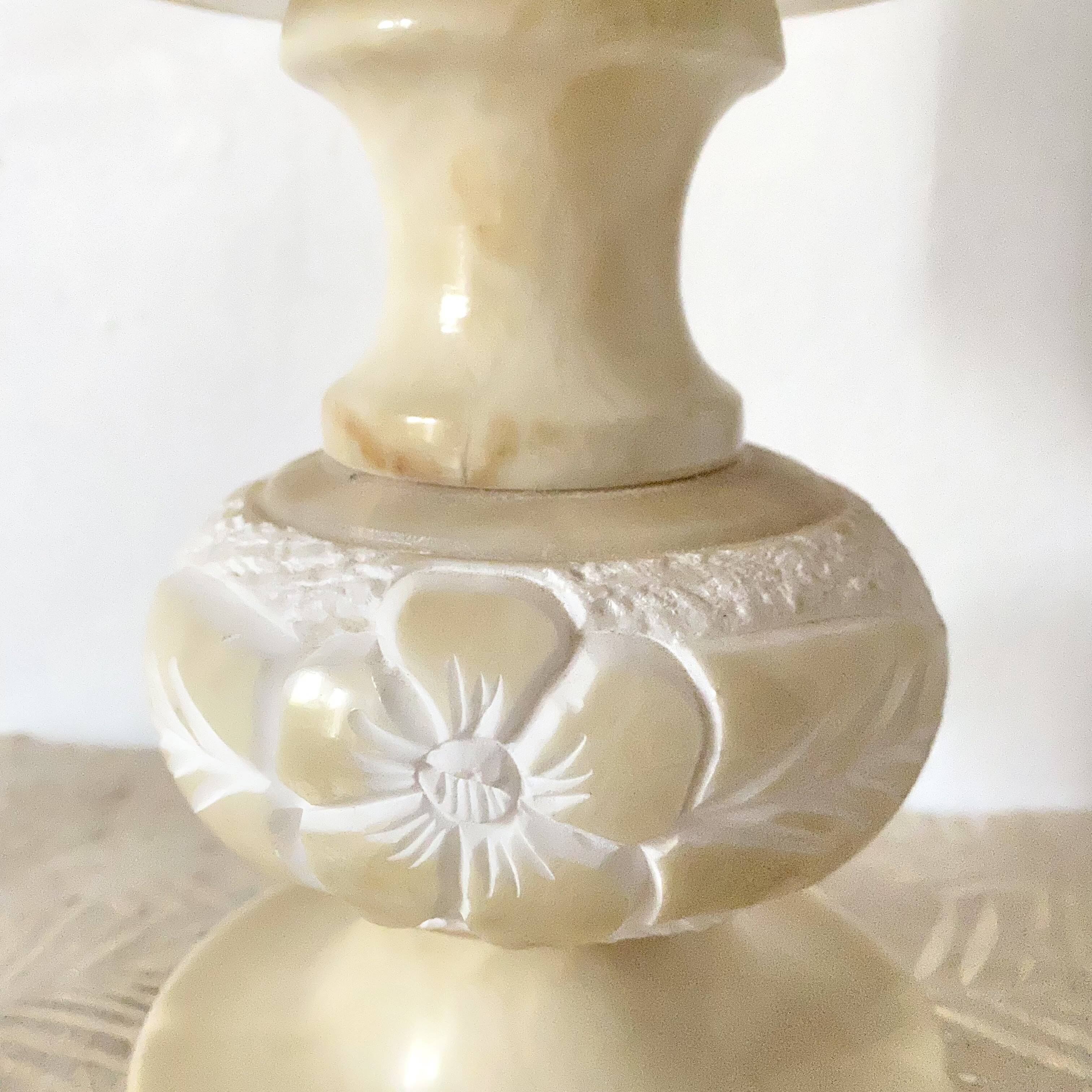 Vintage alabaster lamp