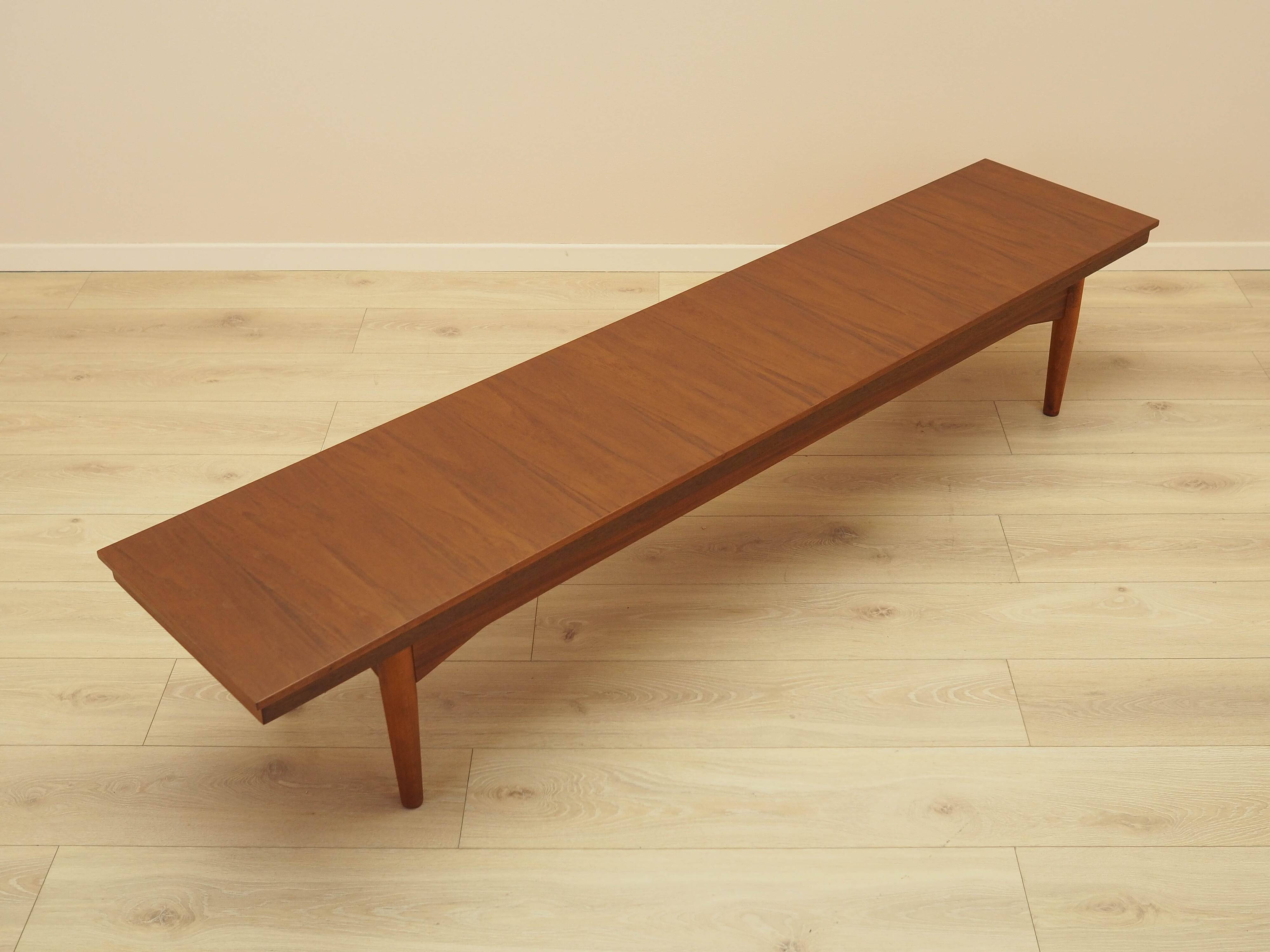 Teak lowboard, Danish design, 1970s, made in Denmark