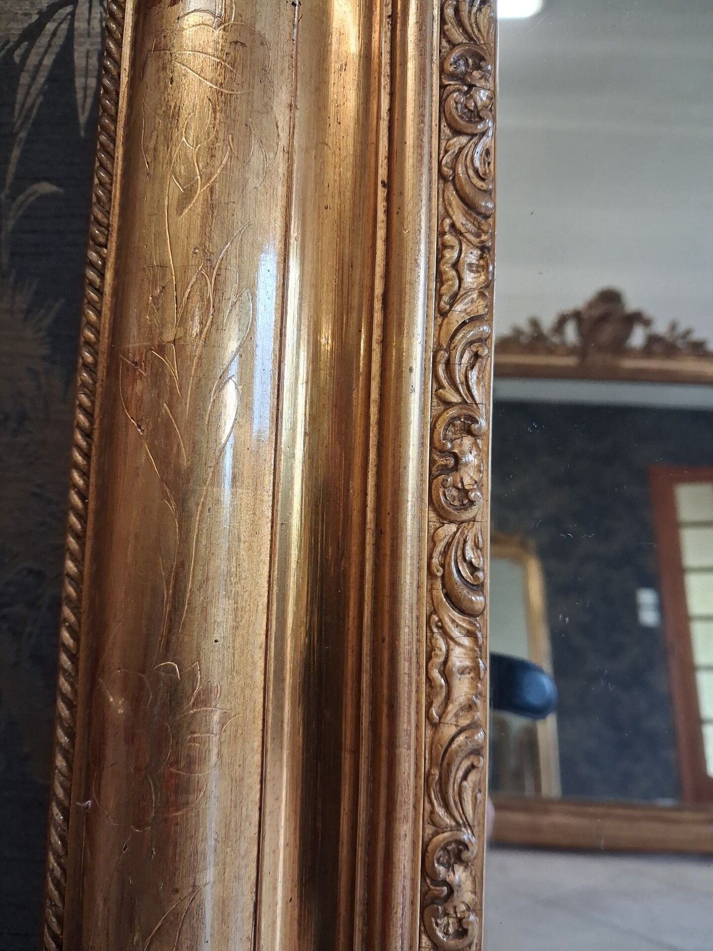Louis Philippe mirror 161 x 90