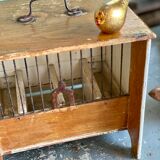 Wooden and steel bird cage