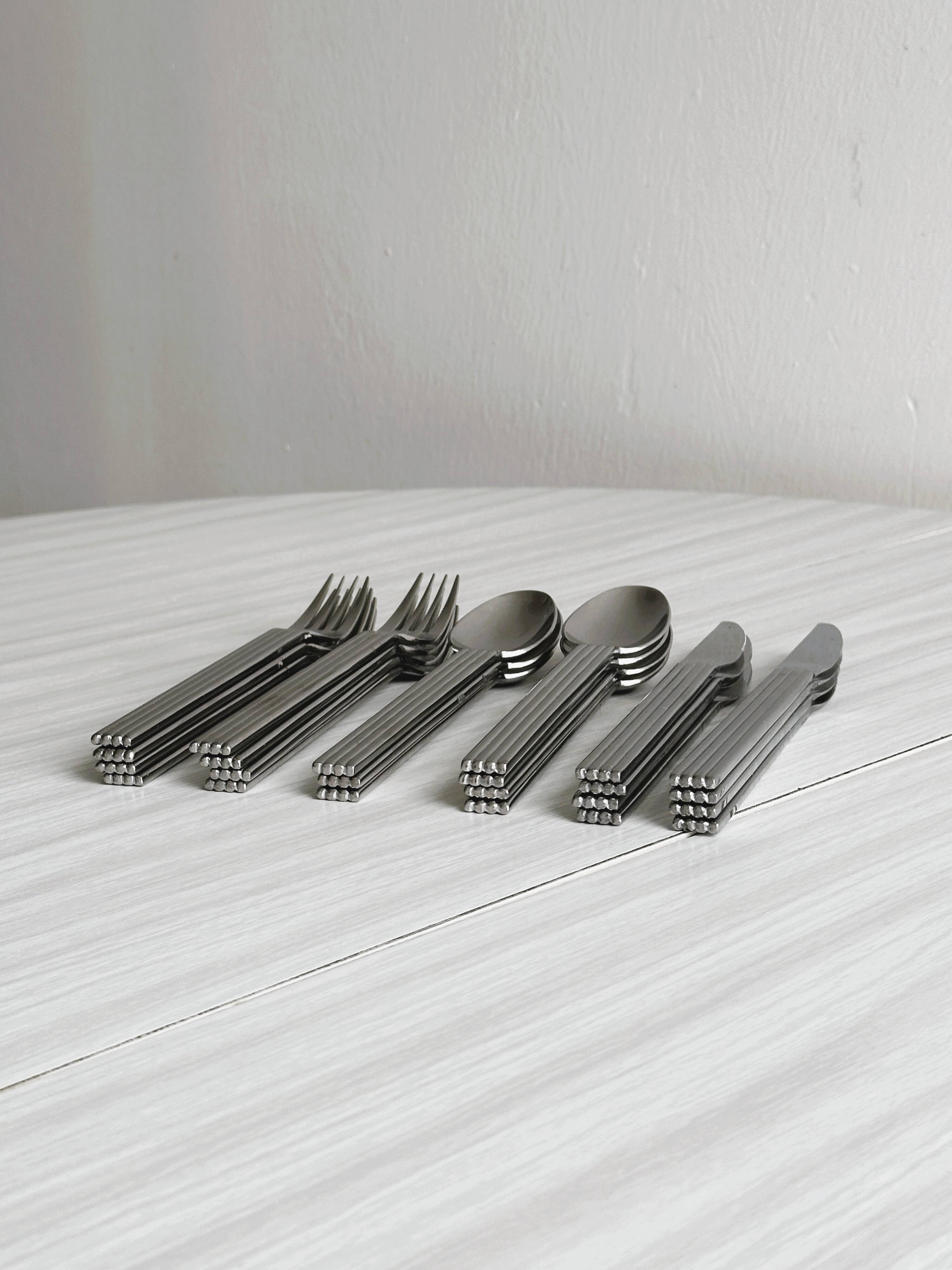 Set of 18 IKEA cutlery made in Korea