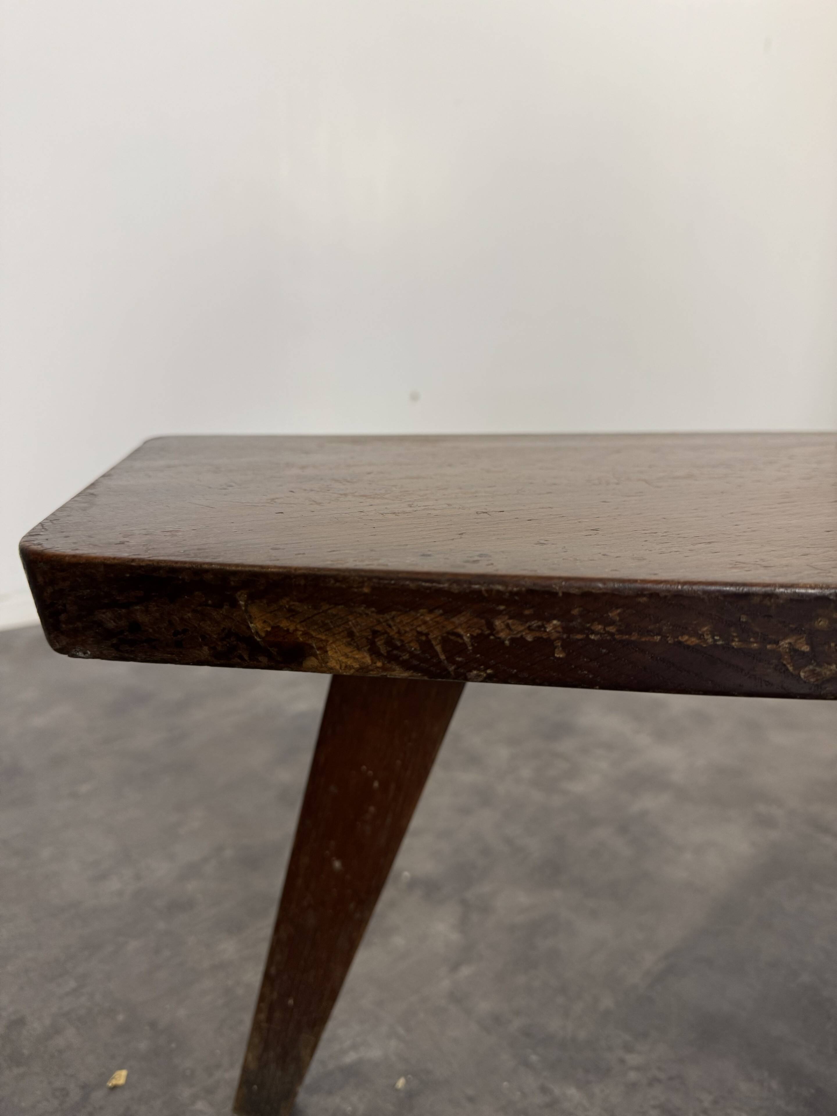 Modernist oak coffee table