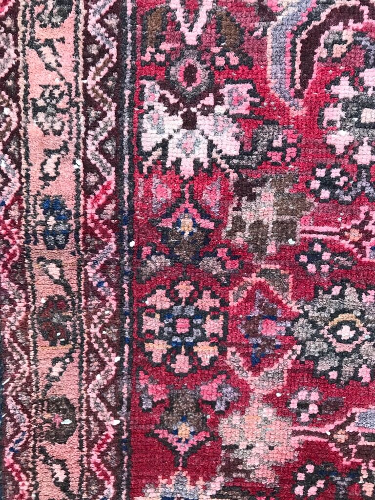 Old Hamadan persian rug 85x118cm