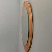 miroir en bois rond