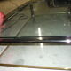 Brass and glass coffee table