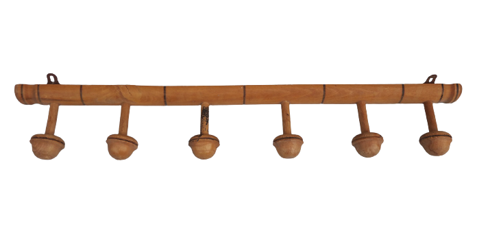 Wooden coat rack