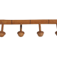 Wooden coat rack