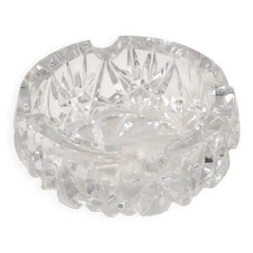 Cut crystal ashtray